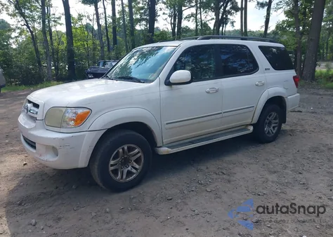 2005 Toyota Sequoia Sr5 V8 from USA, damaged, VIN 5TDZT34A85S253333